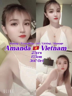 Amanda 25yo 36C HOT From Vietnam 🇻🇳 Lady