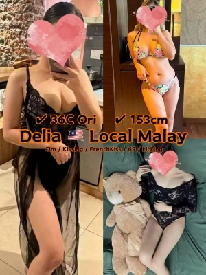 Delia 25yo 36C HOT Malay From Local Lady 🇲🇾