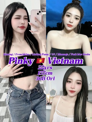 Pinky 22yo 36B HOT From Vietnam 🇻🇳 Lady