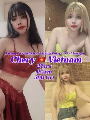 Chery 27yo 36B From Vietnam 🇻🇳 Lady