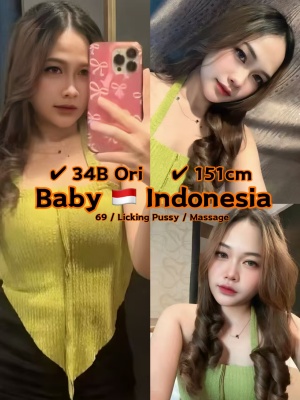 Baby 21yo 34B From Indonesia Lady 🇮🇩