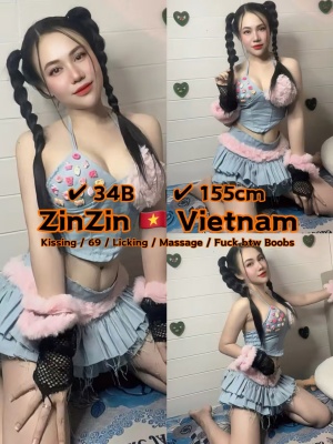 ZinZin 25yo 34B From Vietnam 🇻🇳 Lady