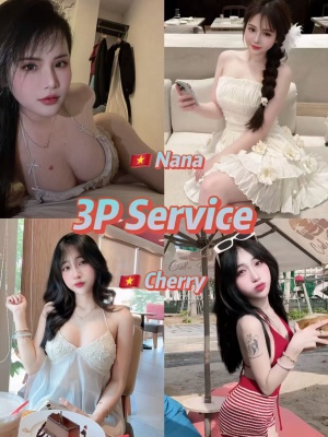 Nana + Cherry 3P Service HOT From Vietnam Lady 🇻🇳